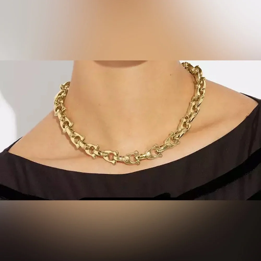 Coach Gold Chain Necklace - Picture 4 of 8
